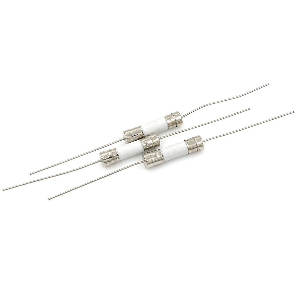 5Pcs 10A 250V ceramic body time-lag axial lead fuse for lcd-tv etc 5*20mm B WF