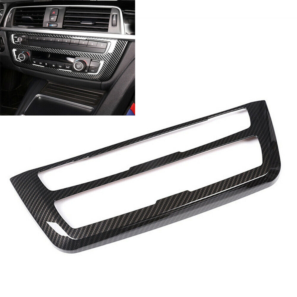 For 2014-18 BMW F80 M3 & F82 F83 M4 CD/AC Console Panel Cover Carbon Fiber Look