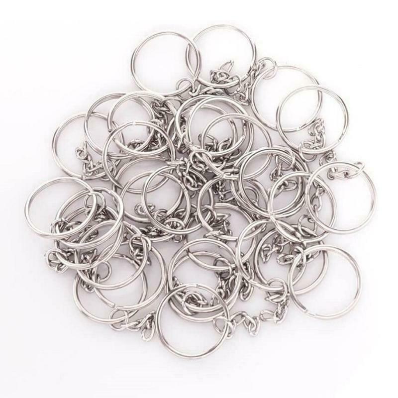 120x Anti-corrosion Alloy Lobster Claw Clasps Lanyard Key Rings DIY Holiday Gift