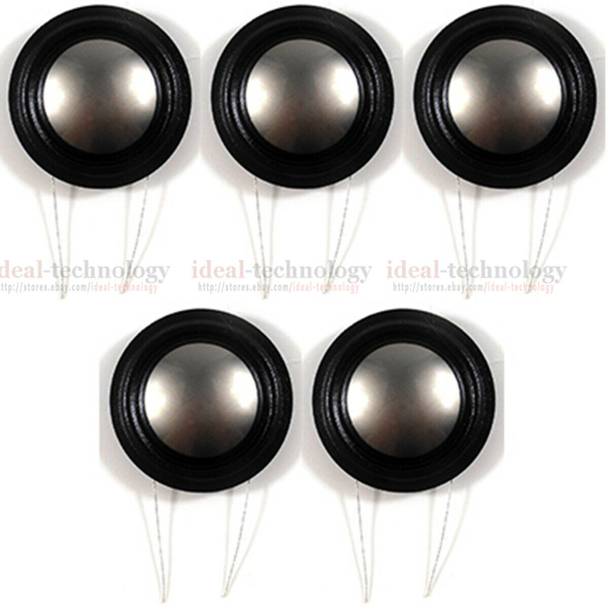 5pcs Diaphragm For  25.9mm 1.02inch Tweeter Voice coil 4ohm 26 Core Titanium