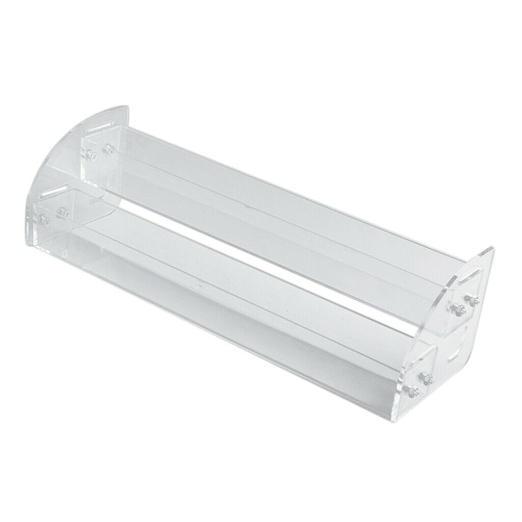 Acrylic Makeup Lipstick Display Stand Nail Polish Storage Rack 2 Layers