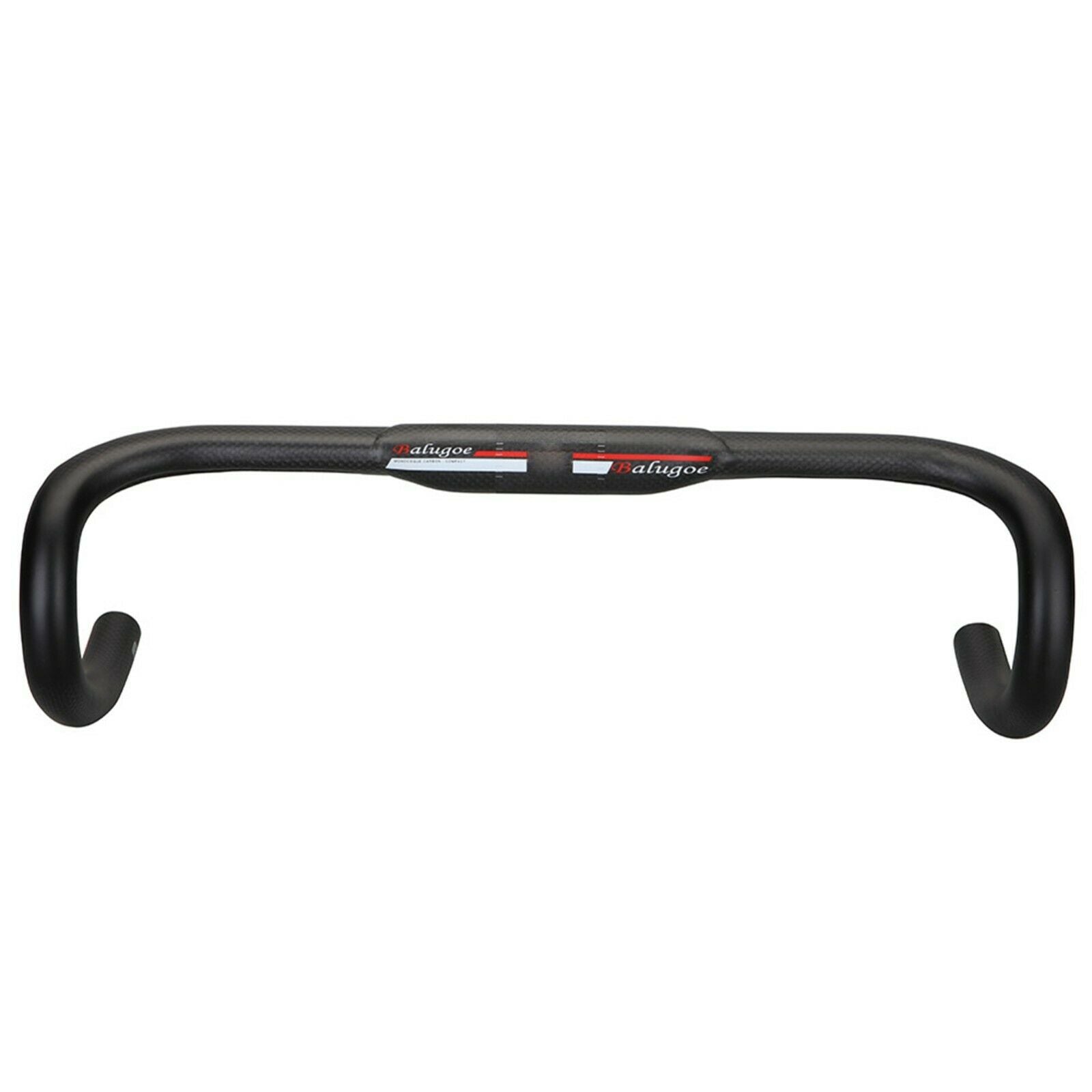 Black BALUGOE Bicycle Handlebars Pressure Resistance Anti-Shock Carbon Fiber