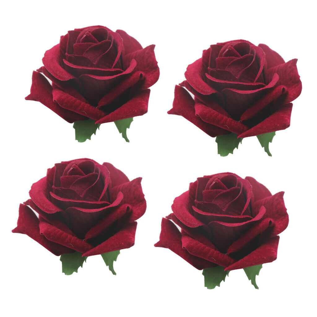 40set Artfifical Flower Bridal Hand Flower Corsgae Flower Sewing Craft Decor