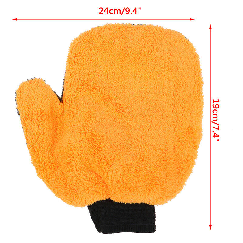 1PCS car wash gloves car cleaning supplies absorbent brush detailing tool.l8