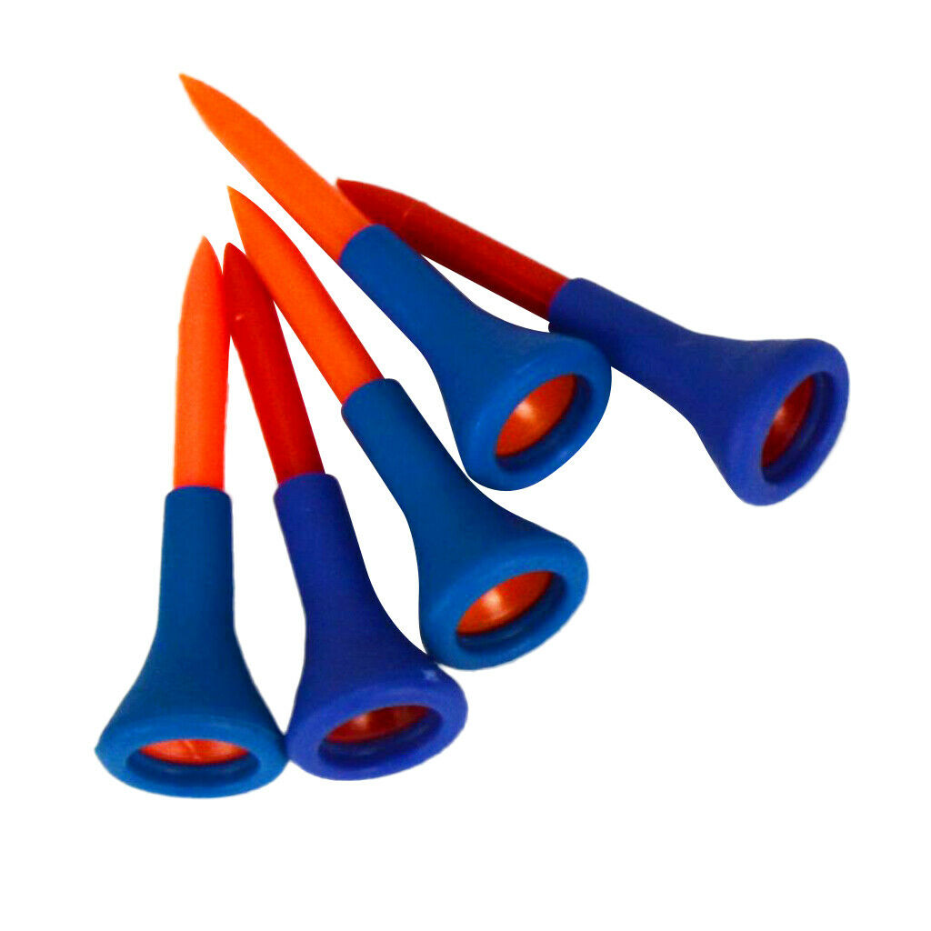 5 pieces of professional golf tees golf accessories, random color, 54mm / 2.1