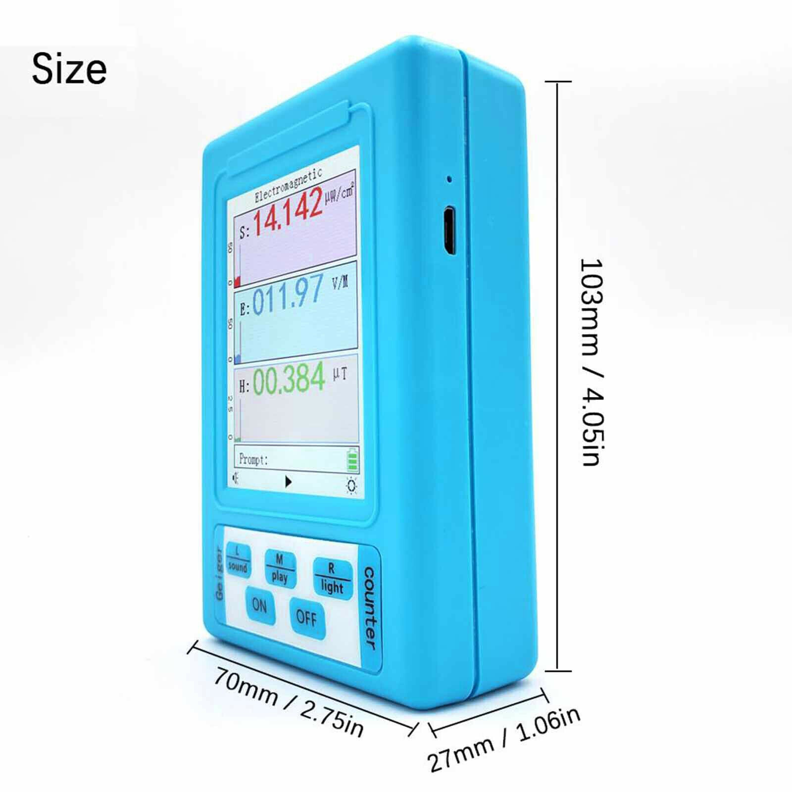 Digital Emf Meter Monitor Br-9A Electromagnetic Field Radiation Detector Magneti