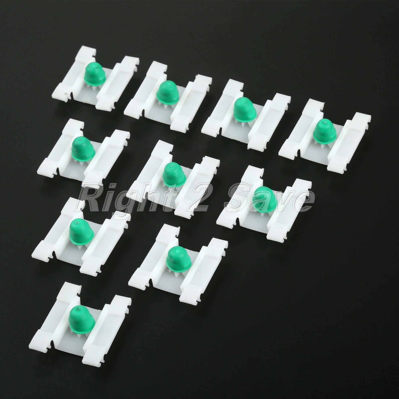 10Pcs Car Fasteners Clips Trim Bump Strip Short Stem Fastener Fit For  GOLF MK3