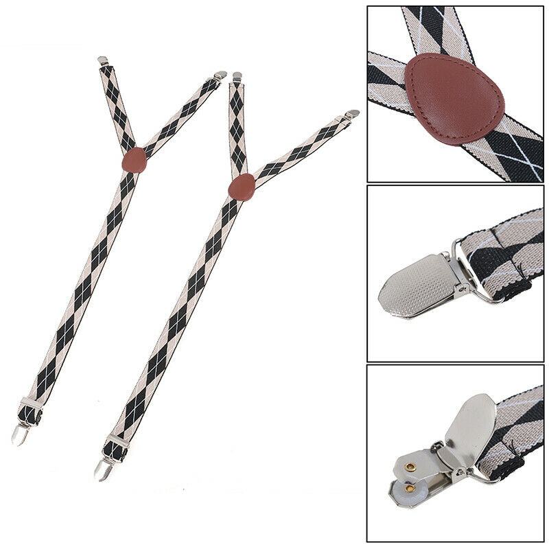 1Pair Shirt Stays Garters Y Shape Military Holder Non-slip Clamps Leg Suspend SJ