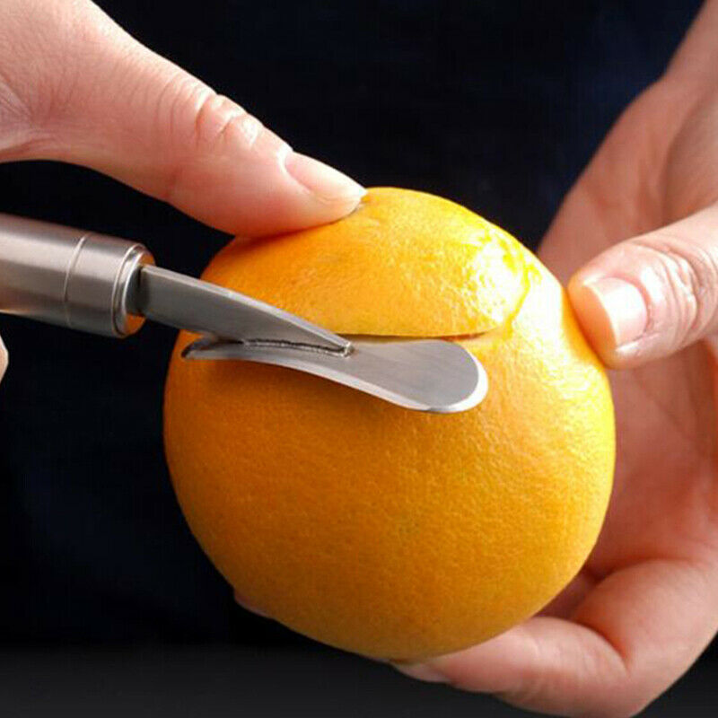 Orange Peeler Stainless Steel Lemon Orange Peeler Fruit Grapefruit Opener Cut XC