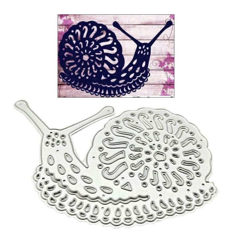 Cartoon Snail Cutting Die Delicate Cute Carbon Steel Blade Punch Stencils Dies