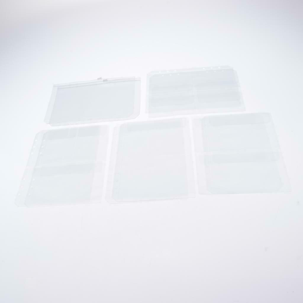 10 ps Document pocket Transparent document folder Binder in a transparent pocket