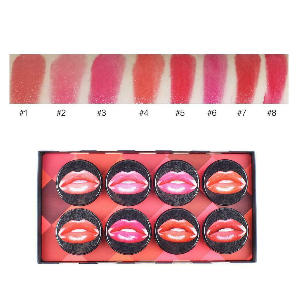 8 Colors Long Lasting Matte Velvet Lipstick Soft Smooth Hydrating Lip Sticks