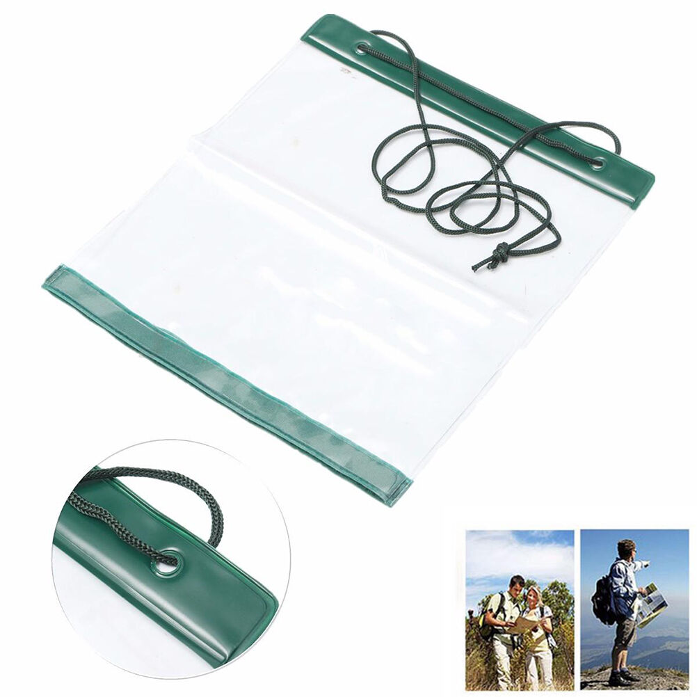 Waterproof Camping Hiking Portable Clear Map Covers Storage Case Dry BagDD