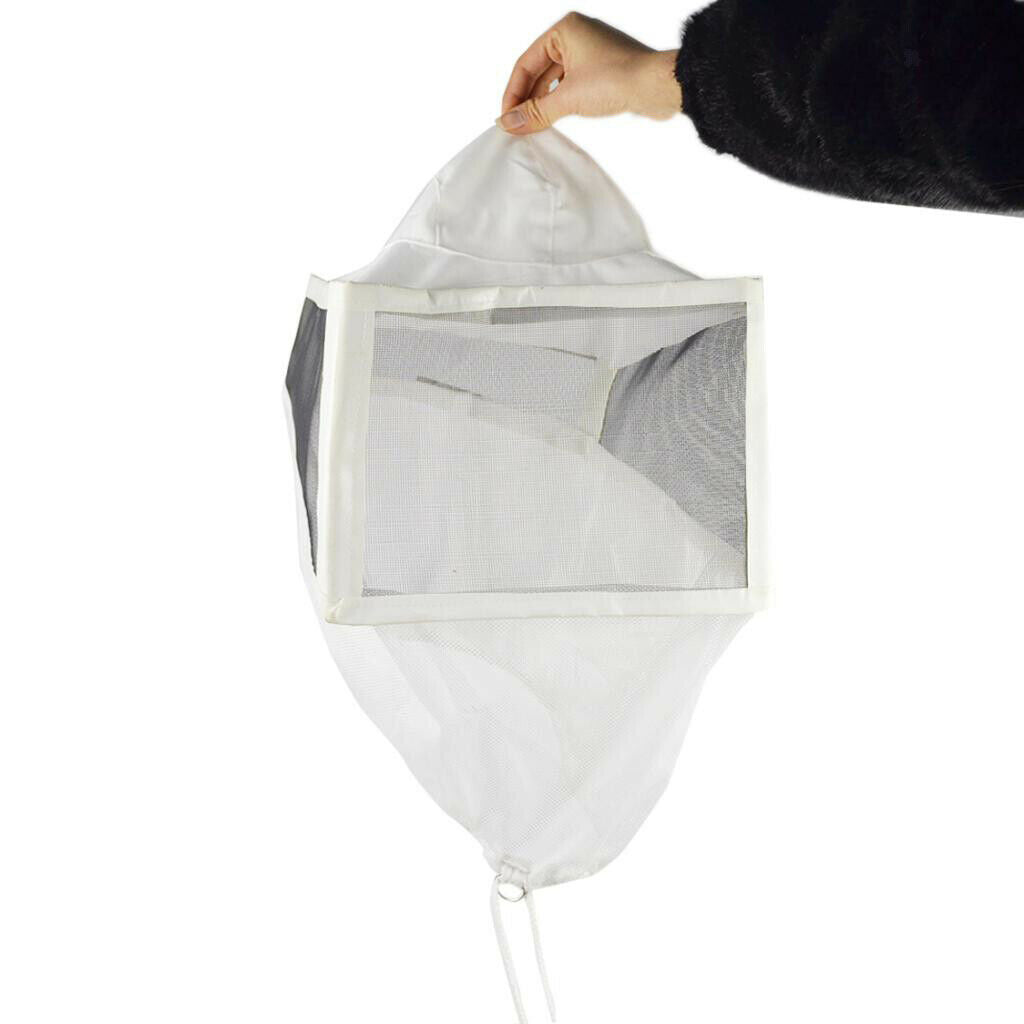 1x Beekeeping Bee Veils Round Hat Mosquito Fly Head Net Face Protection