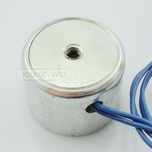 12V DC 5.5 LB 2.5kg Electric Lifting Magnet Electromagnet Solenoid Lift Holding