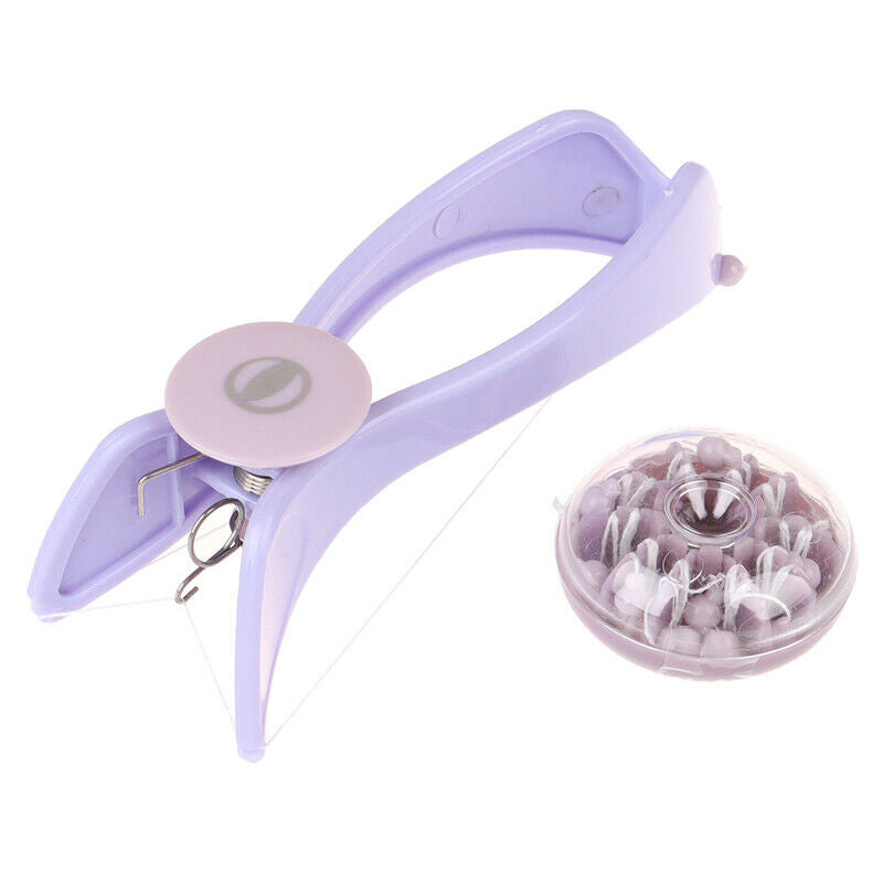 Facial Hair Remover Hair Spring Threading Epilator lip eyebrows Smooth Re.l8
