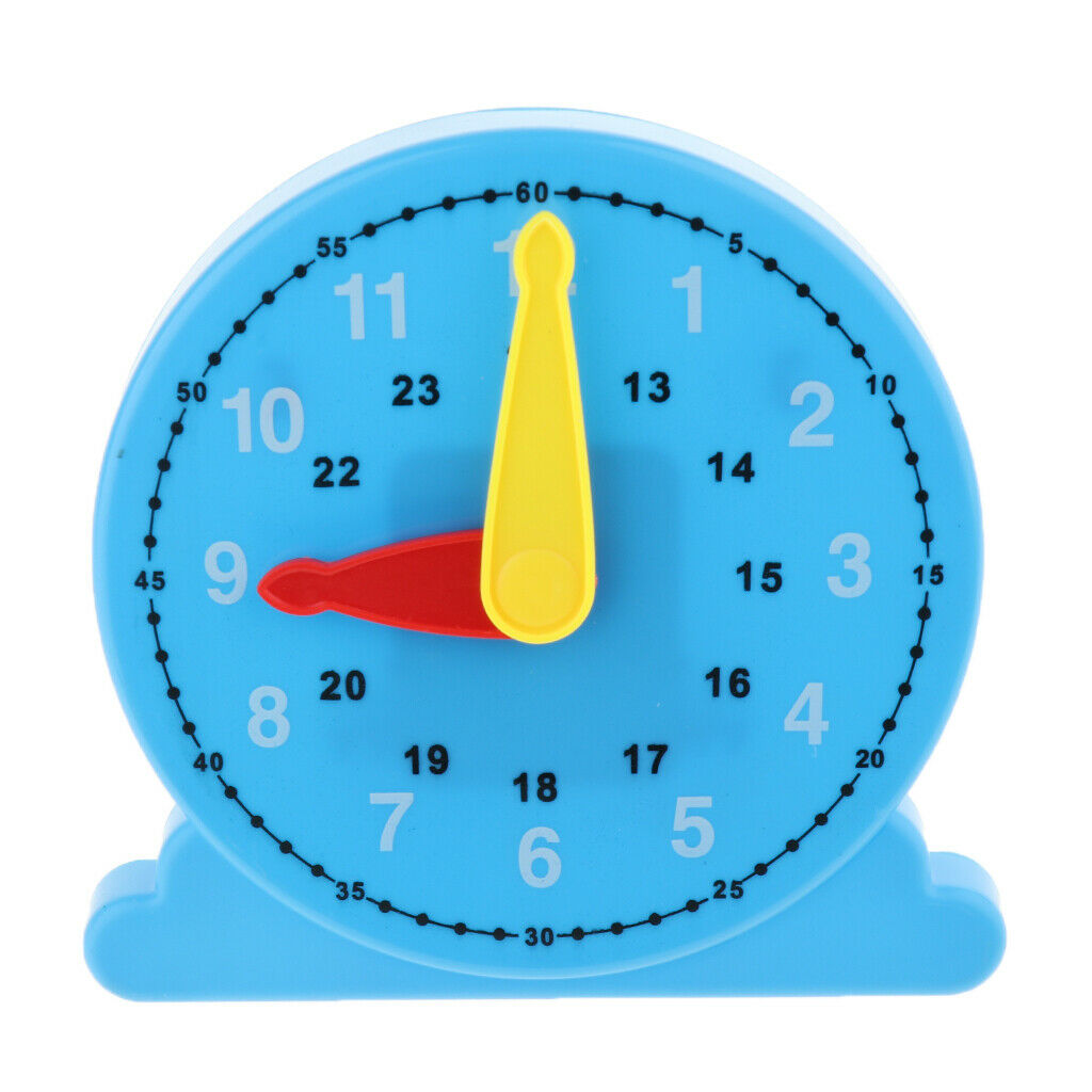 Educational Graduated Teaching Clock Demonstration Learning Time with Movable