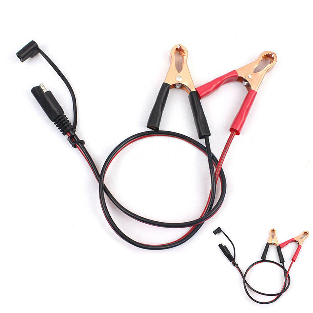 1PC 60cm SAE to Crocodile Clip Cable DC Quick Connection Charge Cable Lead Line