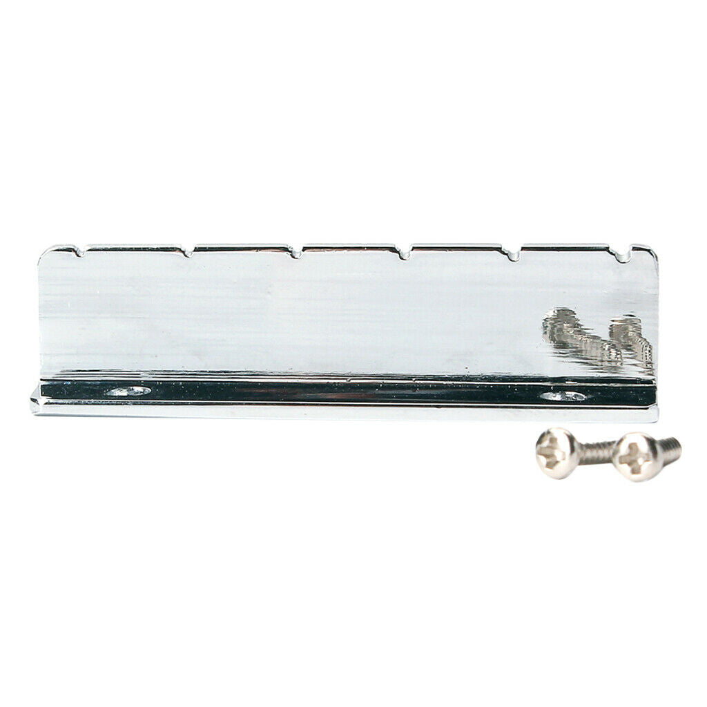 Bridge Stopbar Tailpiece and Screws for Guitar Bass Replacement
