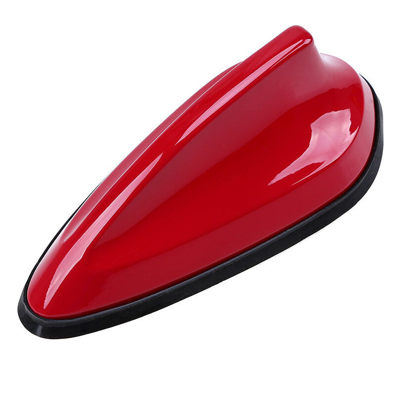 Car Roof Shark Fin Antenna Radio Signal Aerial FM/AM Cable Carbon Fiber Style