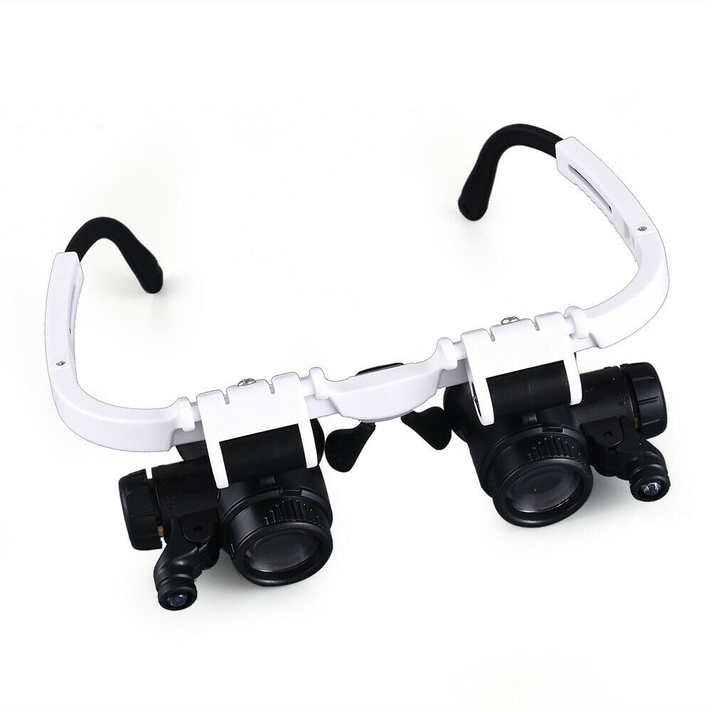 8/15/23X LED Eye Jeweler Watch Repair Magnifying Glasses Magnifier Loupe US