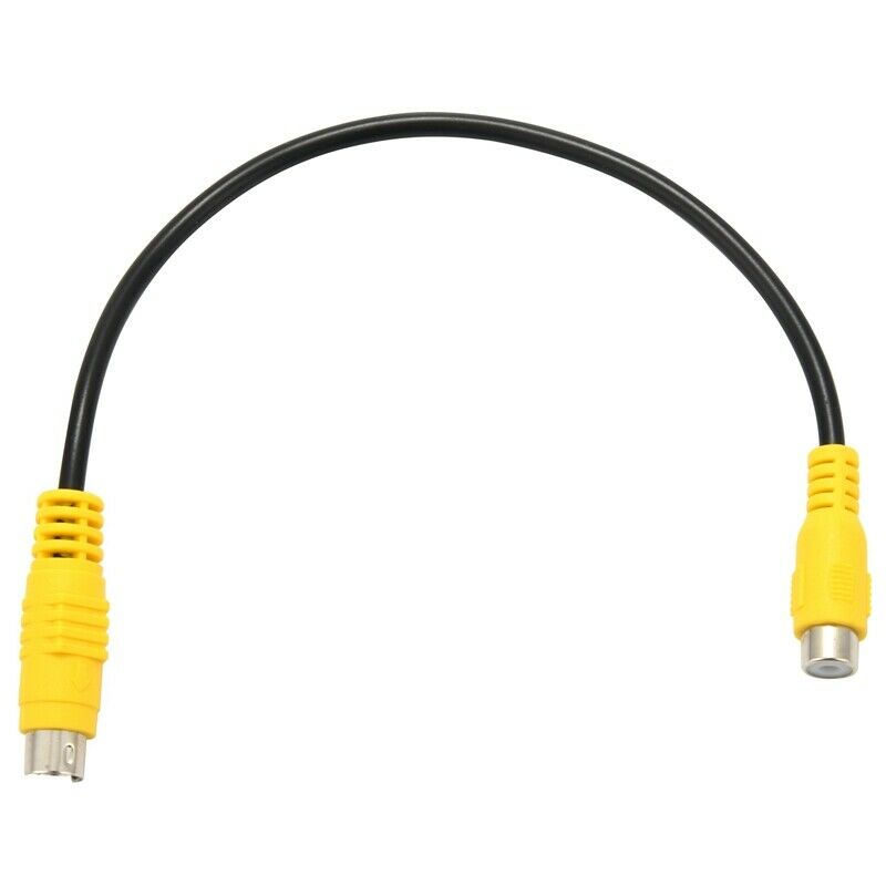 S-Video 7-Pin TV to RCA AV Adapter Converter Cable E4Z2Z2