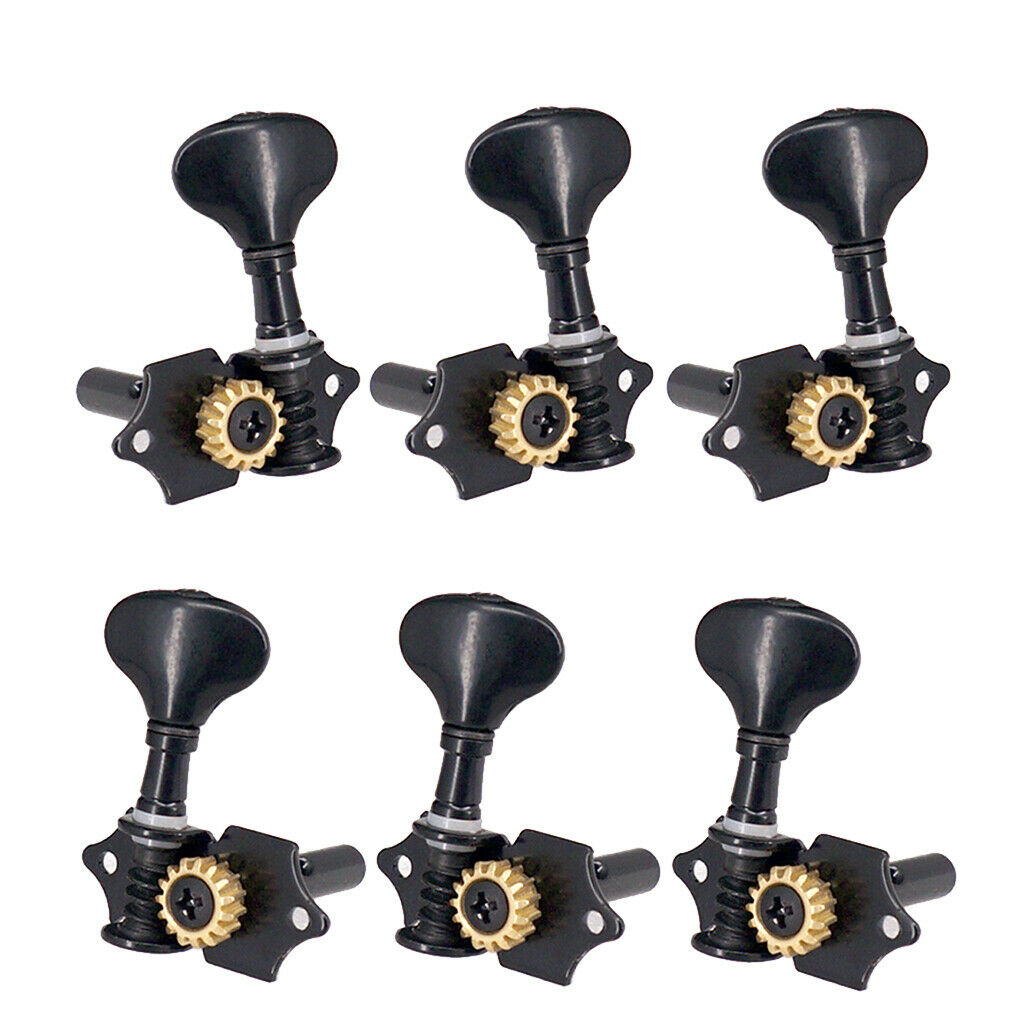 6PCS Acoustic Guitar Tuners Tuning Pegs Keys Machine Heads 3L 3R