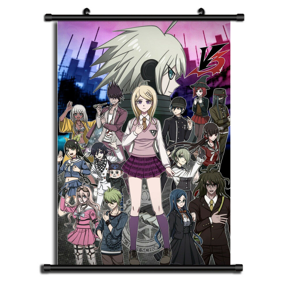 New Danganronpa V3 Anime Wall Art Home Decoration Scroll Poster
