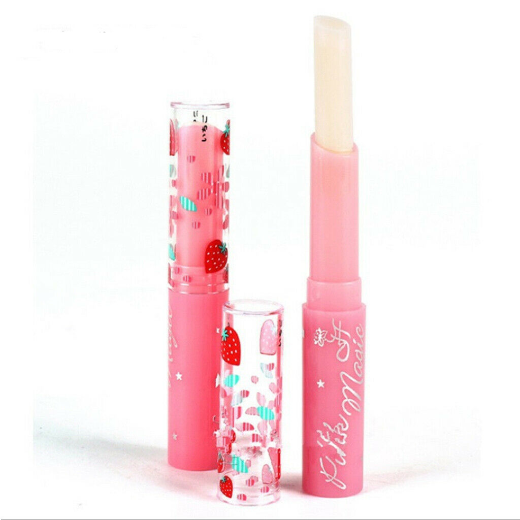 5Pcs Strawberry Lipstick Color Changing Long Lasting