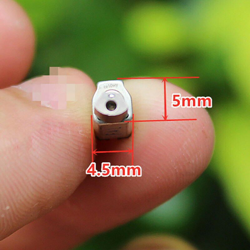 2x 5mm Vibration Motor DC 1.5V-3.7V Electric Motor Vibrator for Mobile Phone DIY