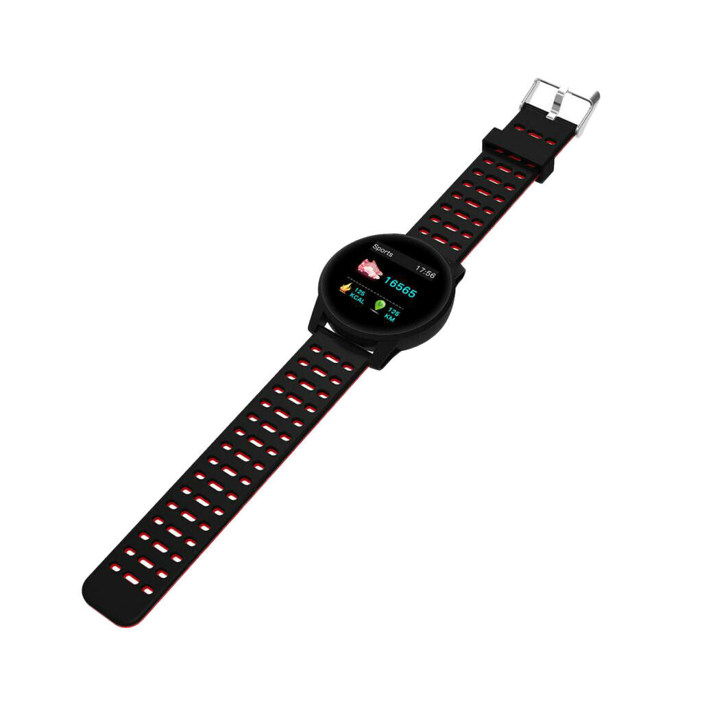 Men Sports Bluetooth Smart Watch Fitness Tracker Bracelet IP67 Waterproof Black