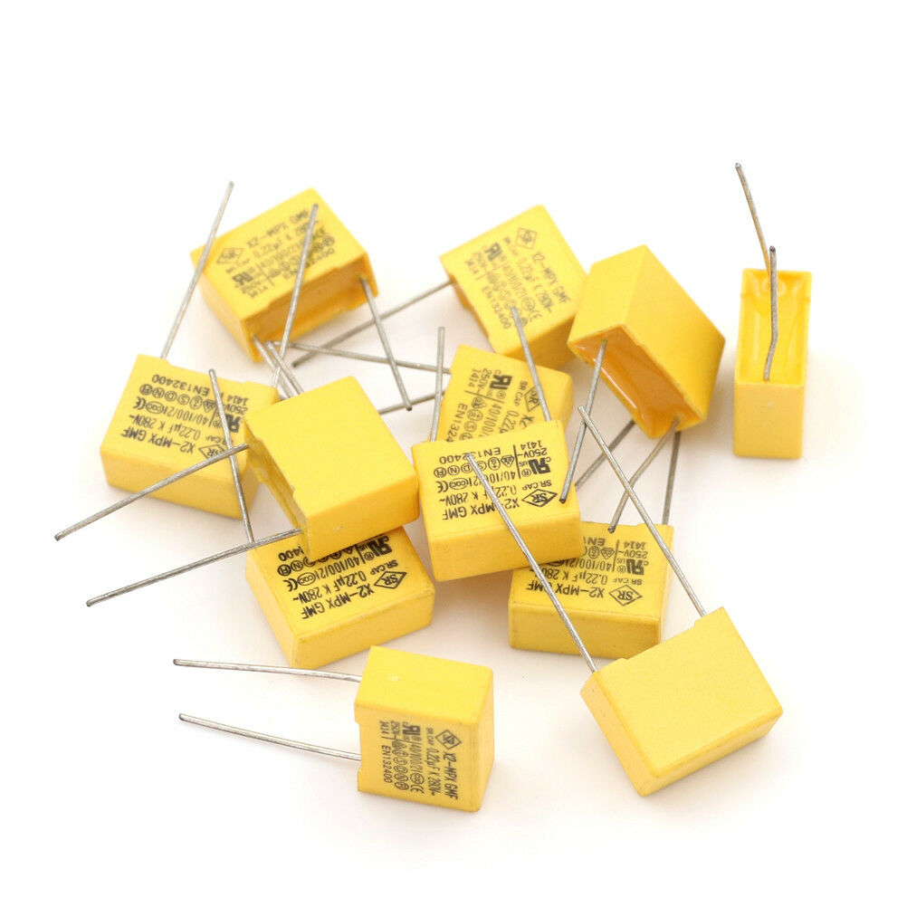10 Pcs AC 275V 0.47uF Polypropylene Film Safety Capacitors -CLRASK RAPTUKR Qx