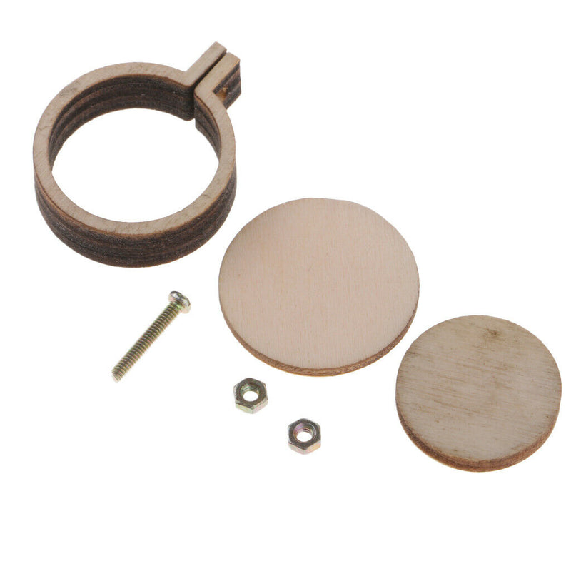 Round Wood Cross Stitch Hoop Frames for Jewelry Making Sewing Crafts Arts