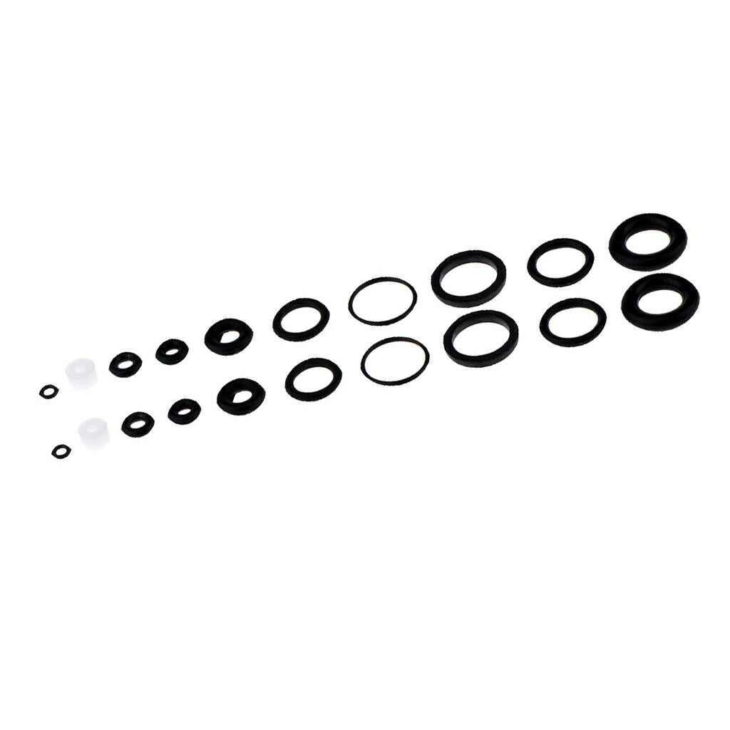 2Set O-Ring Rubber Seals Fits for Airbrush AC084 Easily Use 9x6cm Black