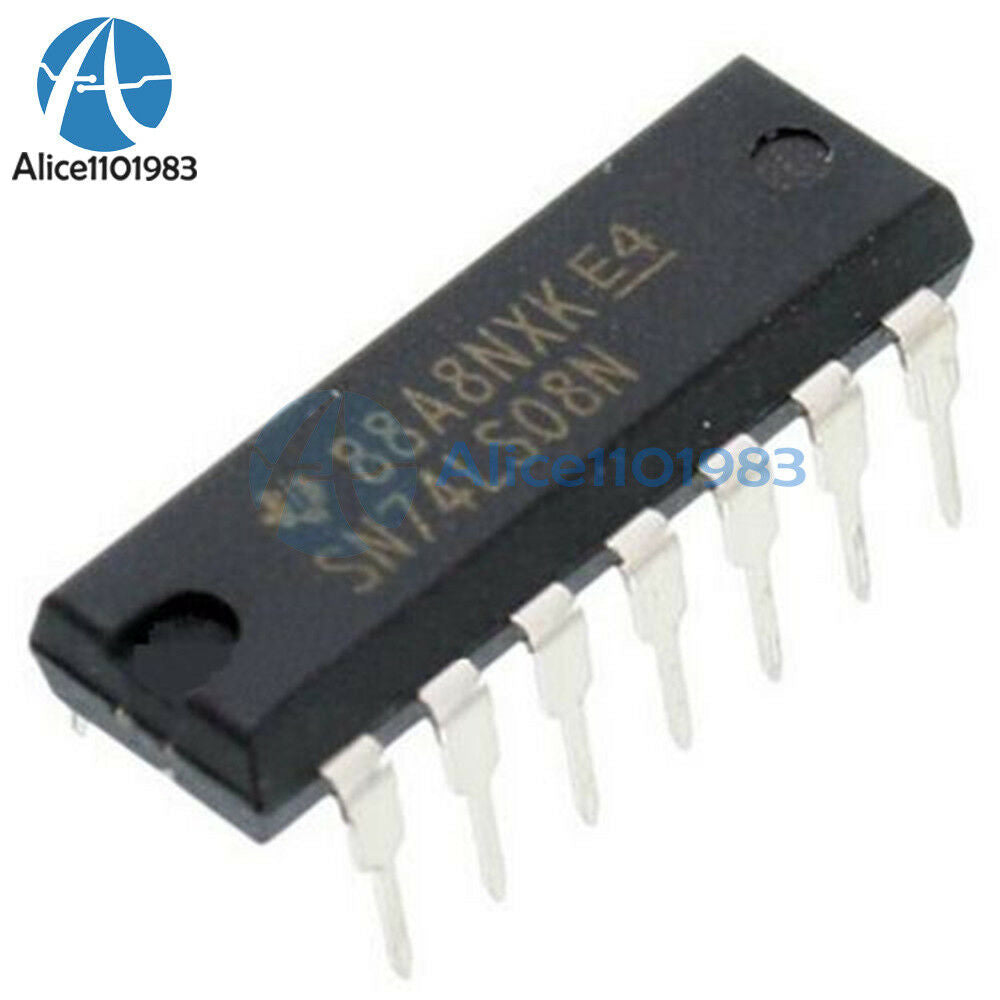 2PCS SN74LS08N 74LS08N 74LS08 TI IC GATE AND 4CH 2-INP 14-DIP