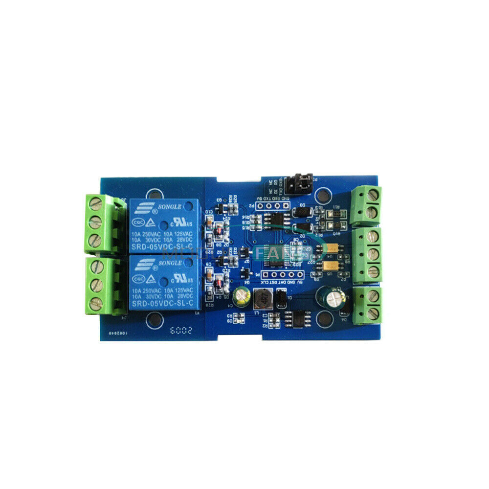 DC7-24V 2-Channel Relay Module RTU Switch Input And Output RS485/TTL