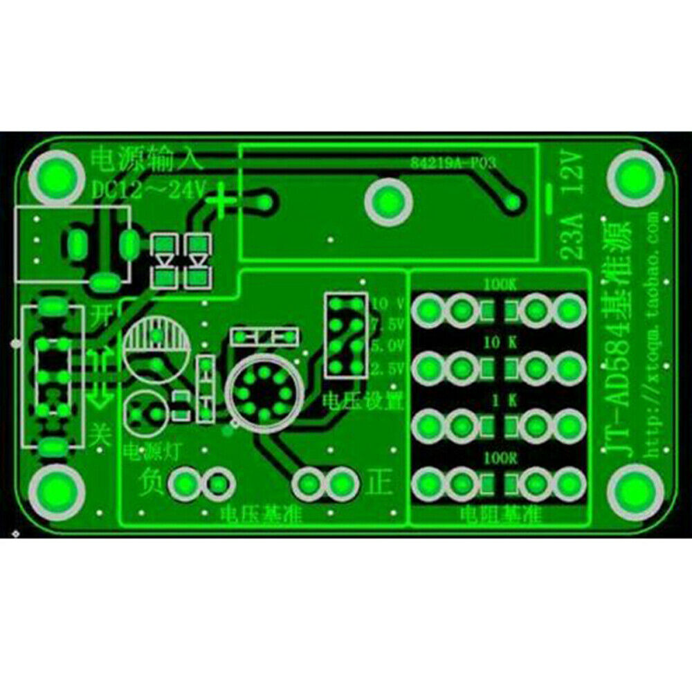 High Precision Voltage Reference Module AD584JH 4-Channel 2.5V 7.5V 5V 10V