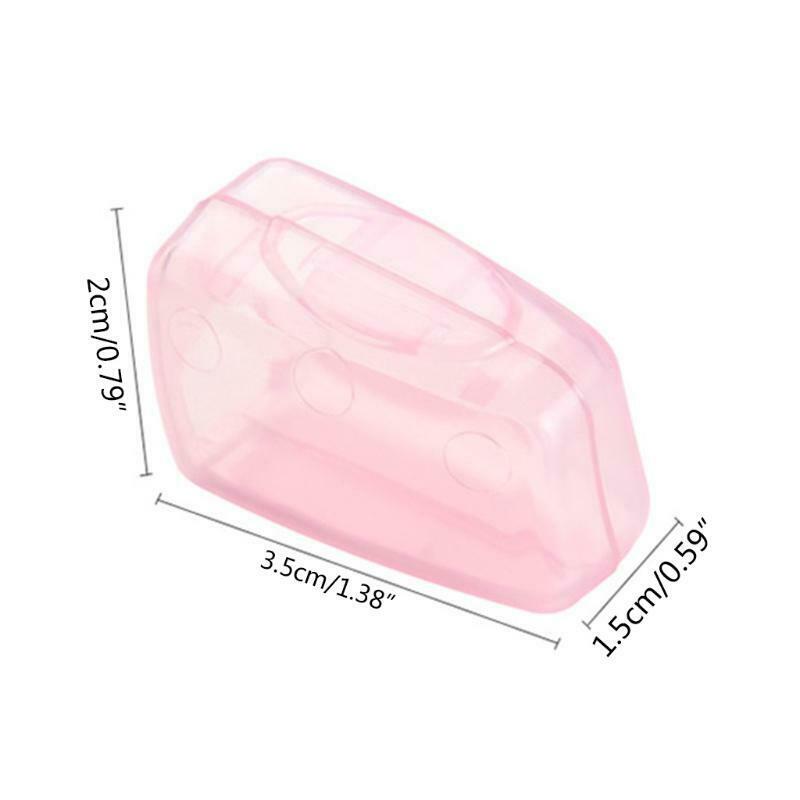 5Pcs Portable Toothbrush Head Cover Case for Travel Hiking Camping Box Case
