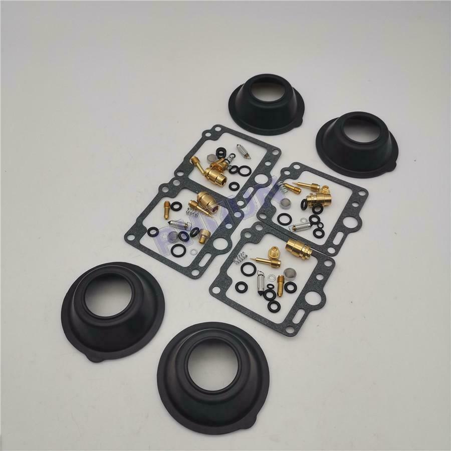 For 85-86 YAMAHA XJ700X/XS/XSC/XN/XNC Carburetor Repair Kit w/ Diaphragm Vacuum