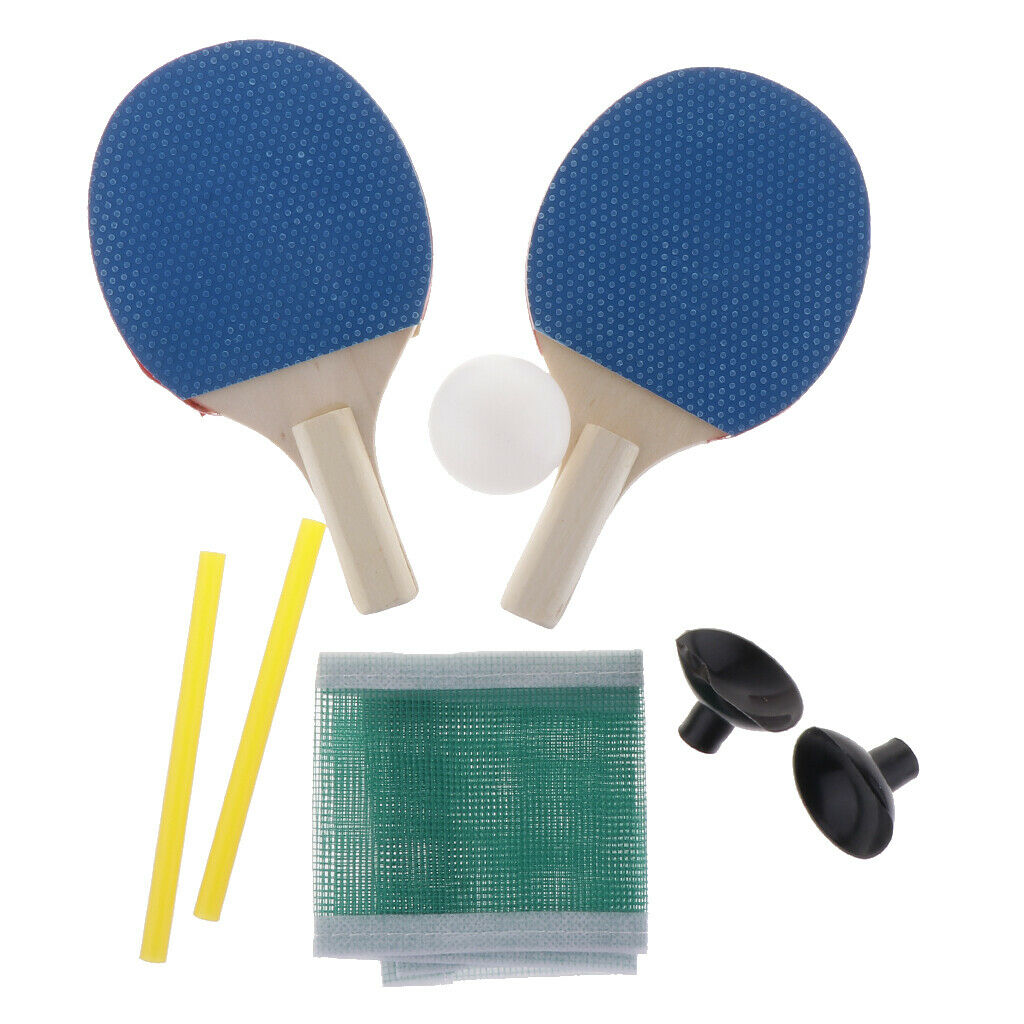 Mini Mini Table Tennis Racket Ball Net Set Pingpong Indoor Equip Trainer