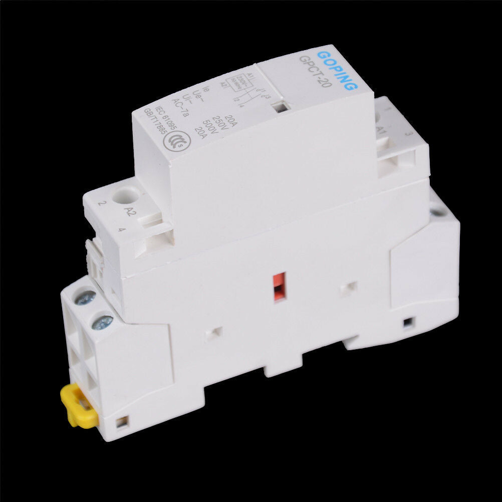 2P 20A 220V/230V 50/60HZ Din rail Household ac contactorY1
