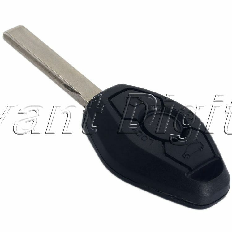 Replacement Keyless Entry Blank Uncut Blade Remote Key Fob Shell Case For