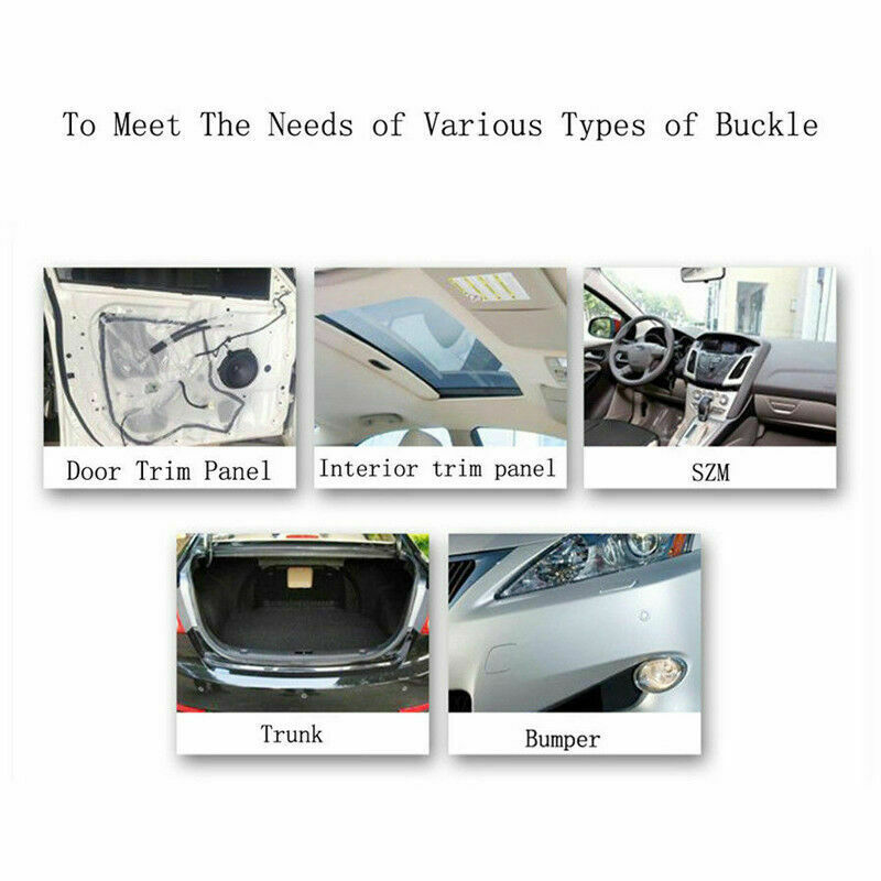 510PCS 8 Kinds Auto Door Bumper Fenders Fastener Retainer Rivet Push Pin Clip