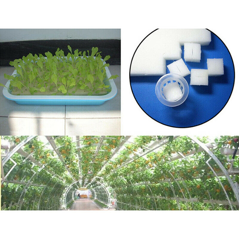 100 Pcs Soilless Hydroponic Vegetables Nurry Pots Nurry Sponge Culture√ _DD