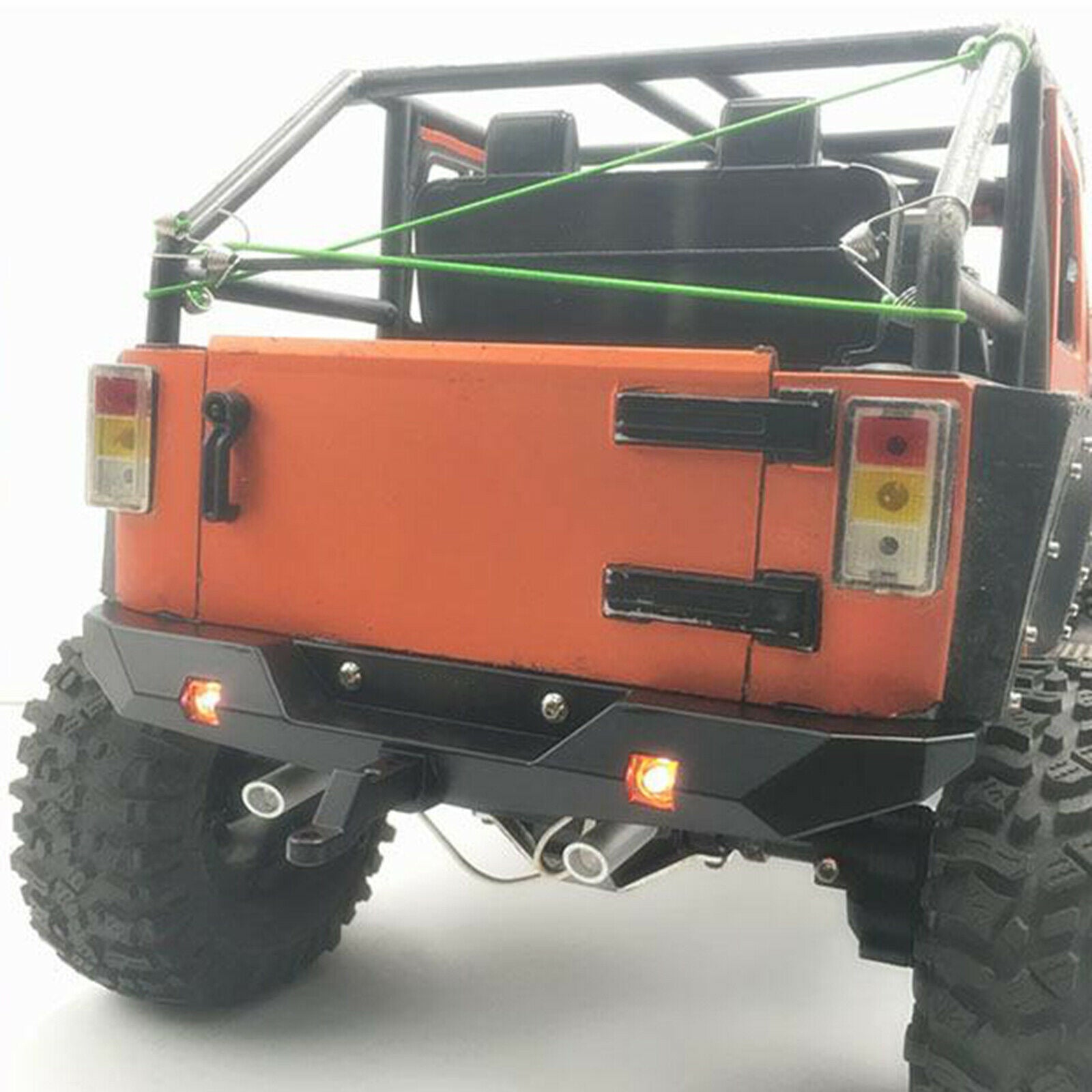 Exhaust Pipe for Axial SCX10 90046  -4 1/10 Crawler RC Crawler Car Upgrades