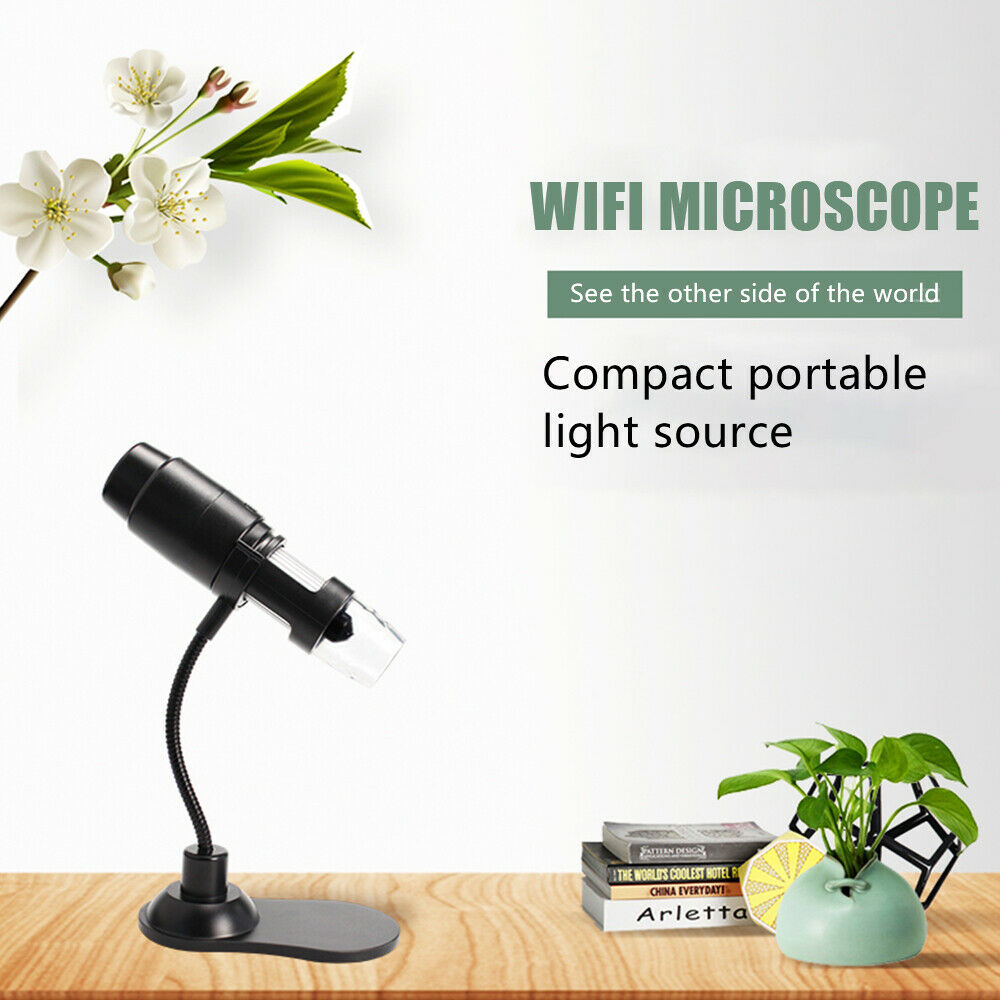 Wifi Wireless Digital Display Electronic Microscope HD Magnifying Glass LIN