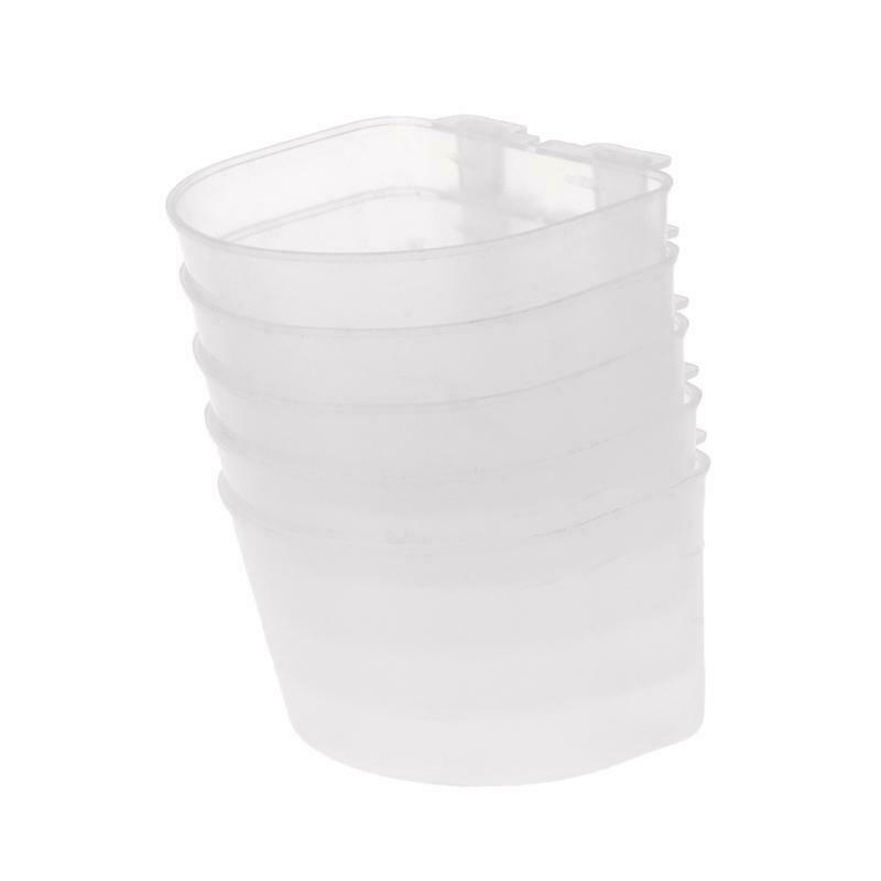 Parrot Bird Hamster Flat Bottom Feeding Cup Hanging Drinking Food Bowl Tools