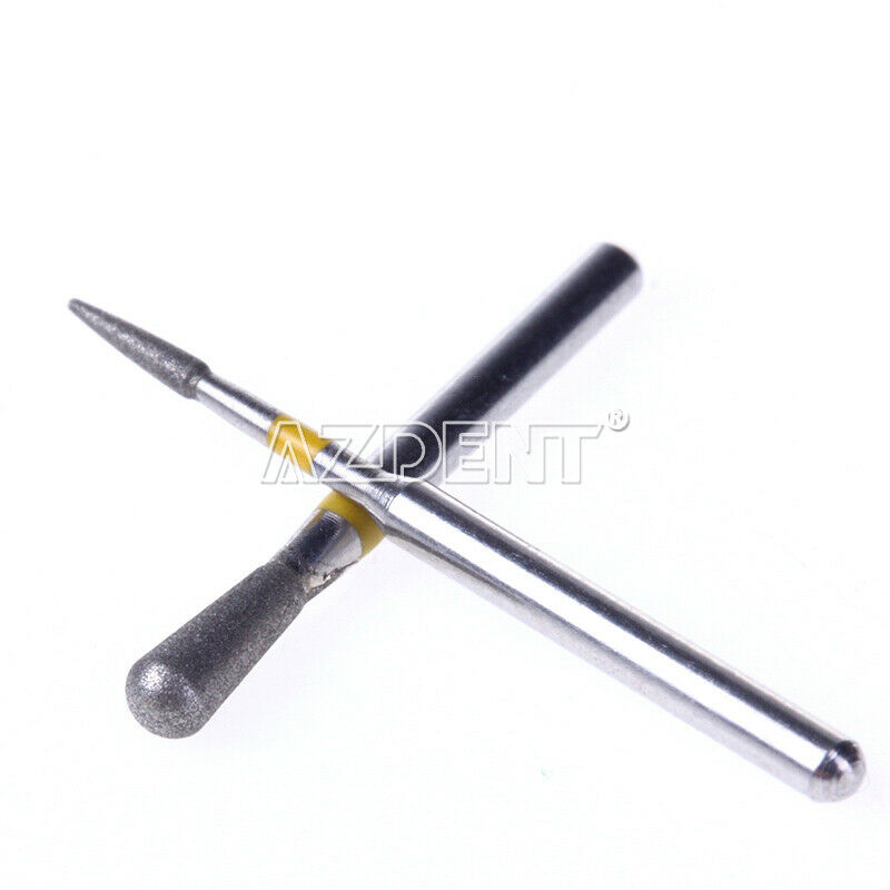 50 X AZDENT Dental Diamond Burs Set FG-105 Ceramics Composite Polishing FG Burs
