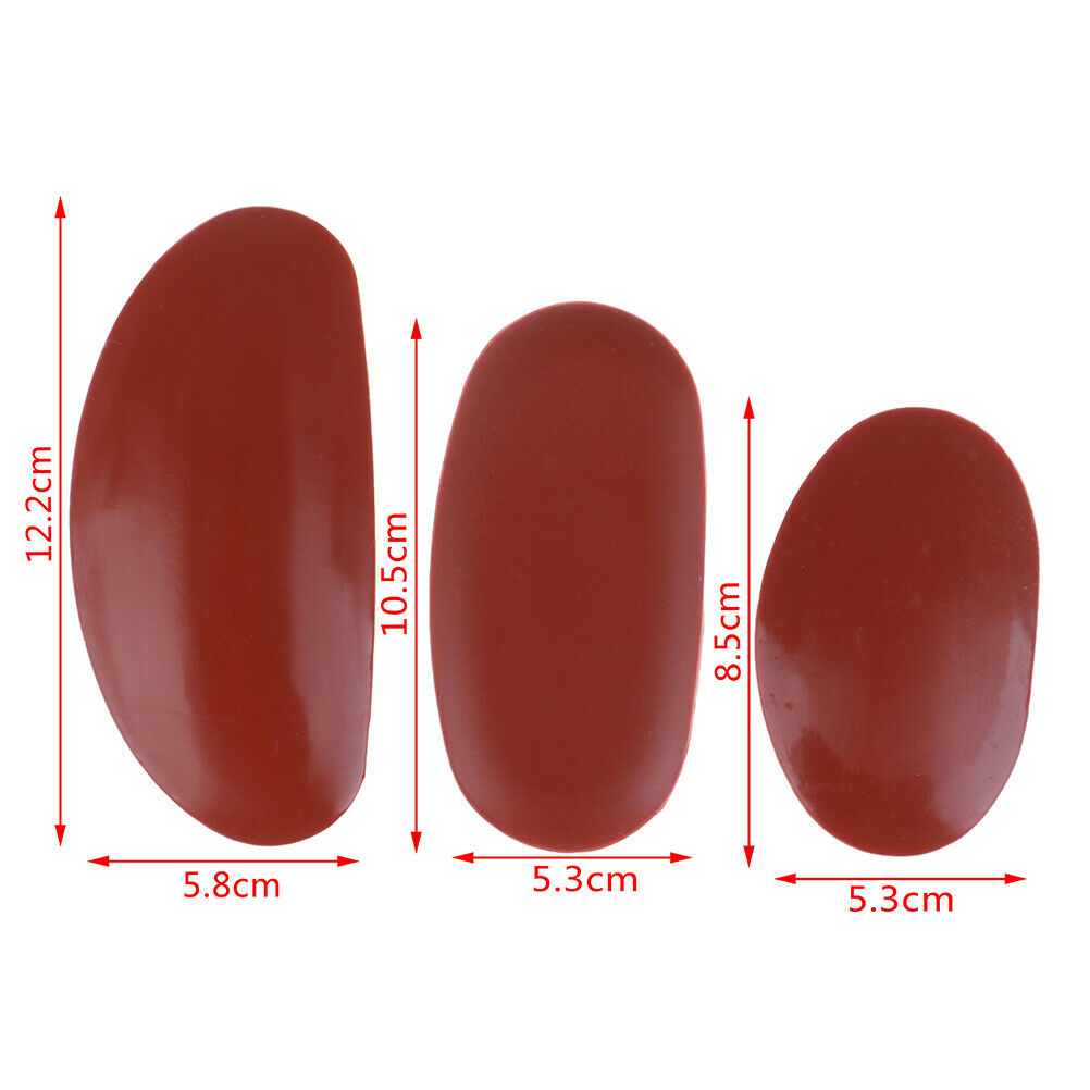 3Pcs/set Rubber Sculpture Ceramic Clay Tool Artist Auxiliary Art Special .l8