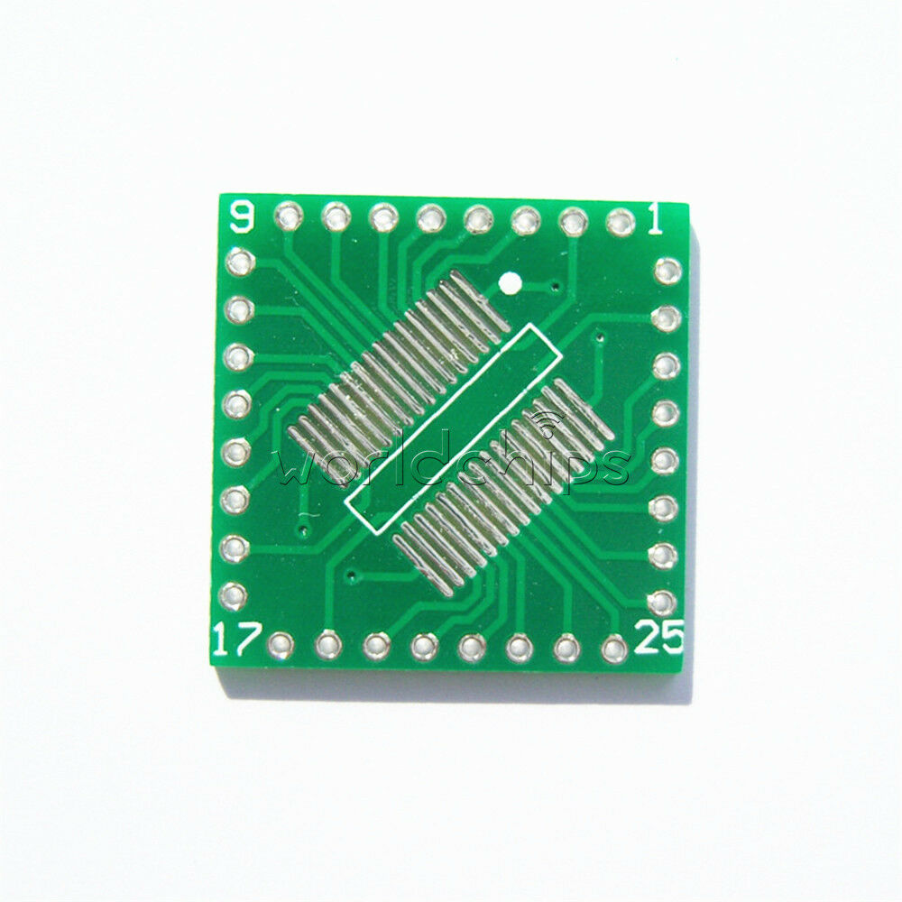 10PCS New QFP/TQFP/LQFP/FQFP/SOP/SSOP32 to DIP Adapter PCB Board Converter